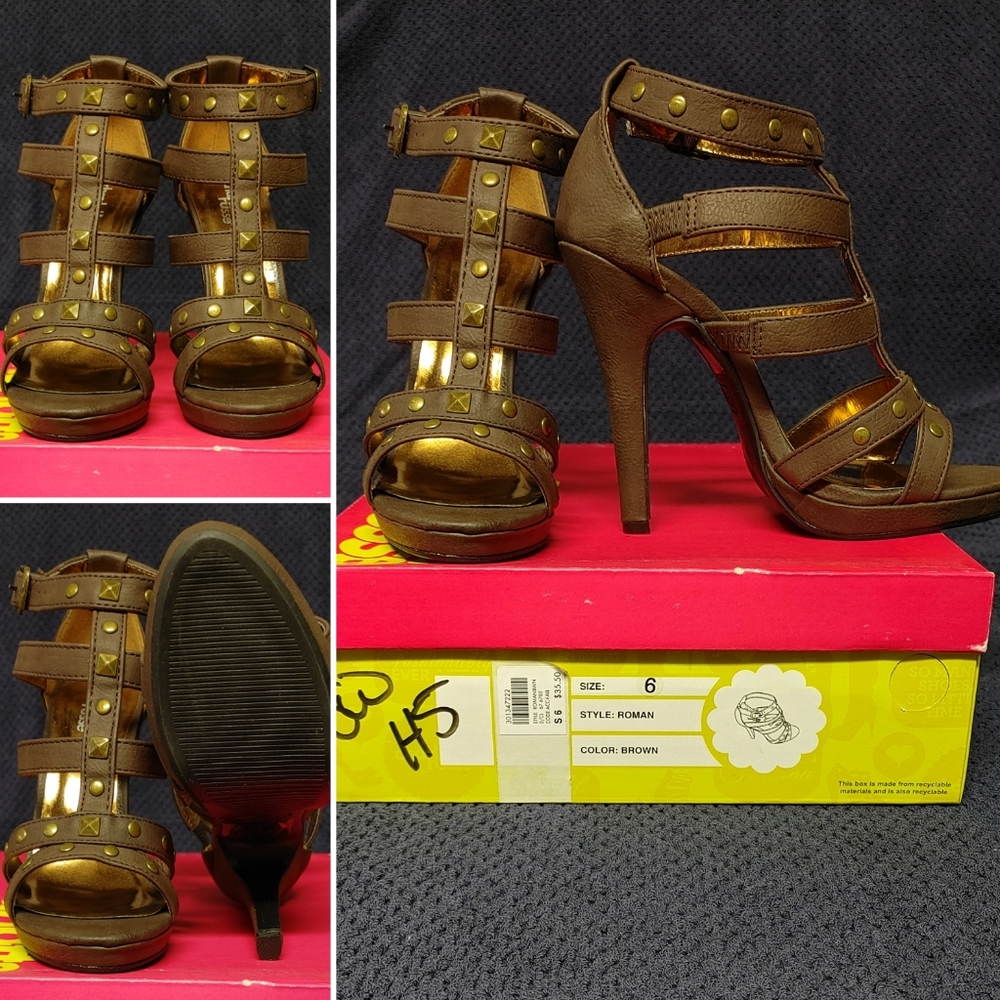 Brown Sandal Heels